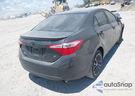 2015 Toyota Corolla S Plus из США, поврежденный, VIN 5YFBURHE7FP294321